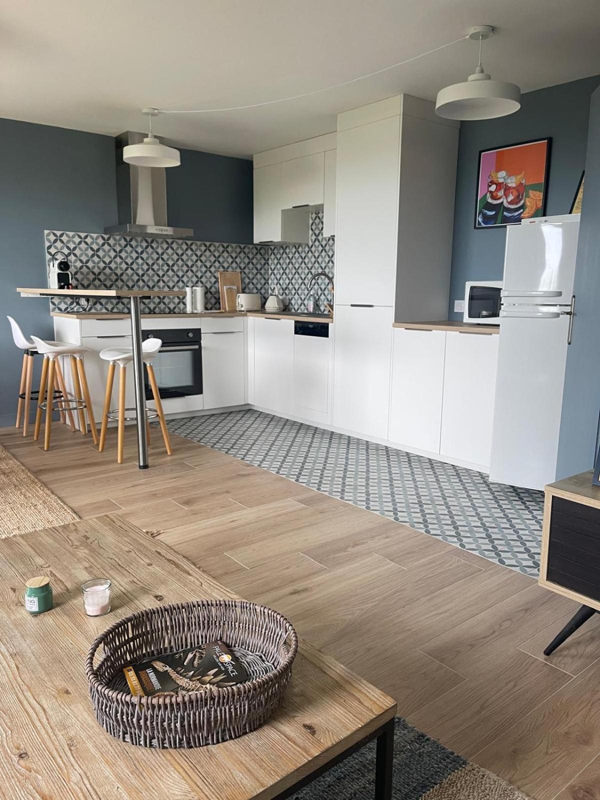 Grand Rez De Jardin-Terrasse Avec Vue Sur La Mer - 2 Chambres Блонвіль-сюр-Мер Екстер'єр фото